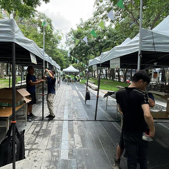 4/9（四） 屏東恆春縣城北門實施活動快速帳蓬搭設等事宜