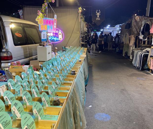 👩急徵四五六日台南花園夜市香水攤小幫手 （假日需上班）需打攤收攤