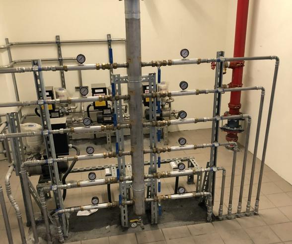 新建工程給排水系統學徒和半技工