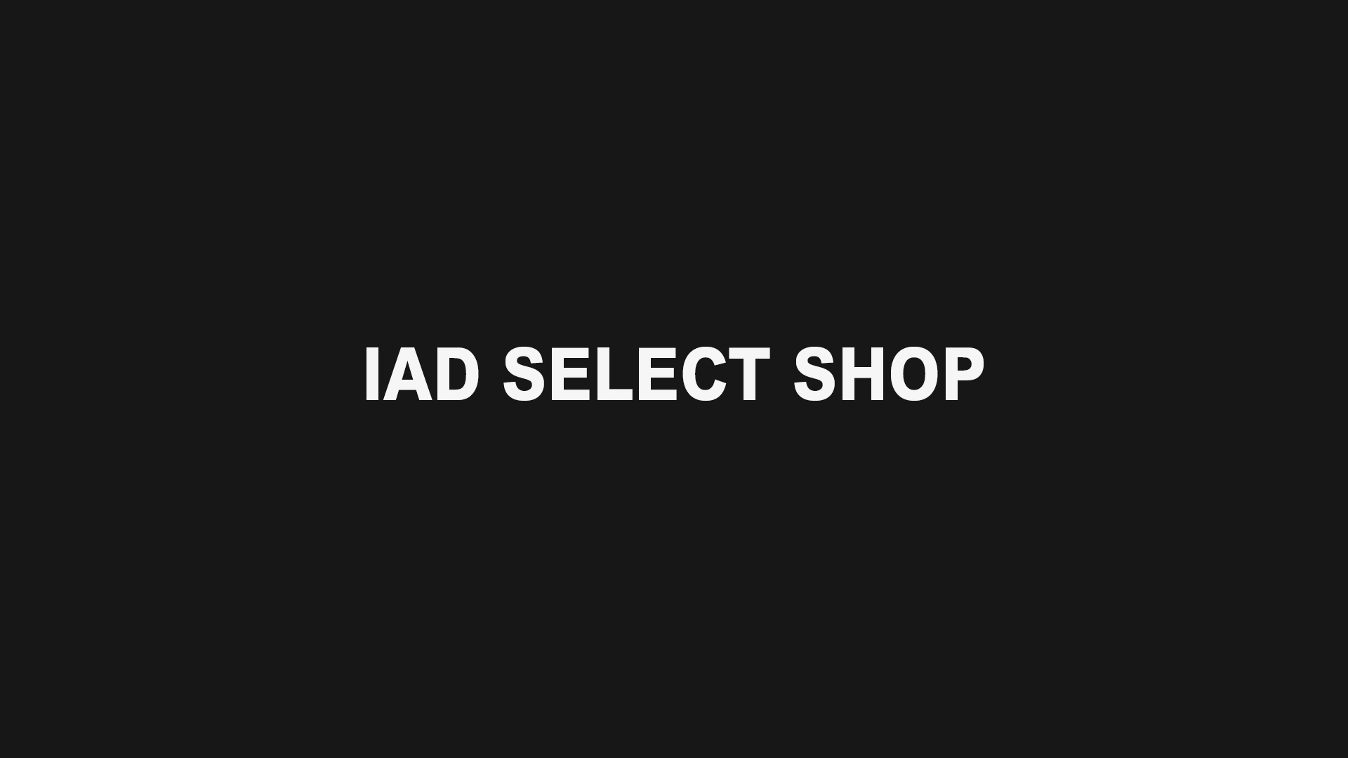 IAD SELECT SHOP 電商美編