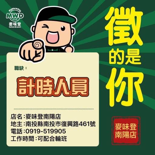 早午餐兼職人員