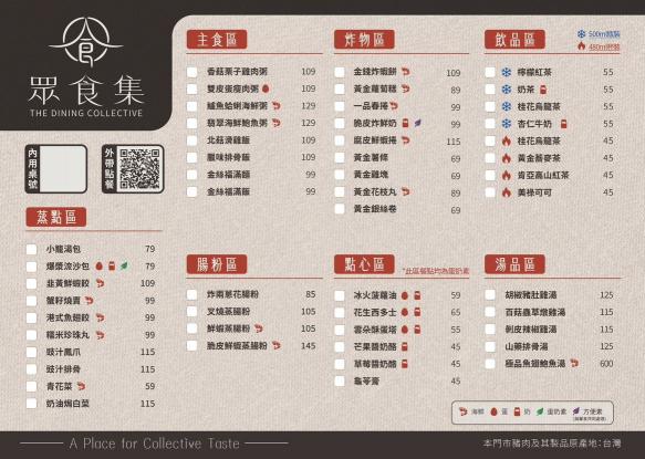 眾食集平日晚班內場工作人員