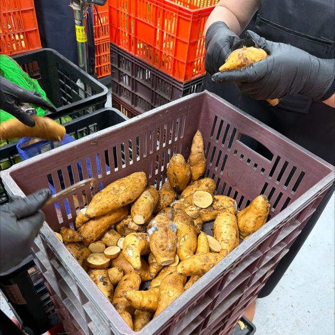 （兼職人員）現場農產品加工