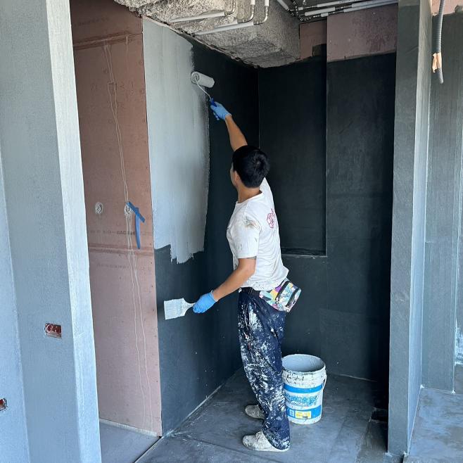 防水塗料施工人員