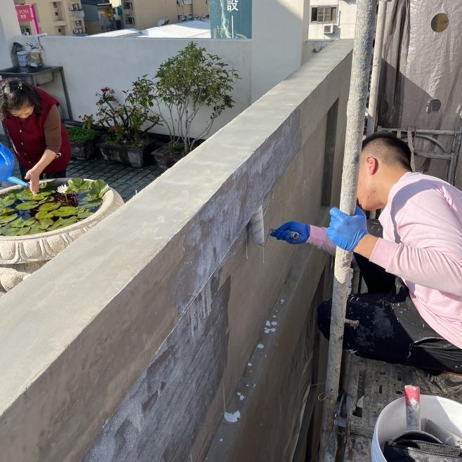 防水塗料施工人員