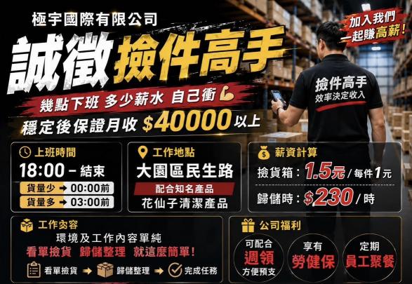 計件撿貨人員